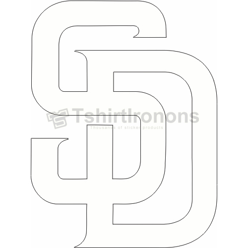 San Diego Padres T-shirts Iron On Transfers N1843